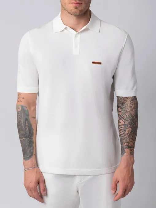 Поло хлопковое ZEGNA