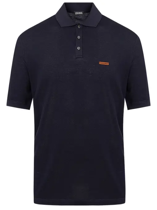 Поло хлопковое ZEGNA