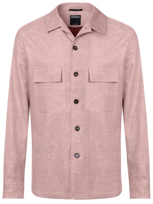 Рубашка однотонная ZEGNA