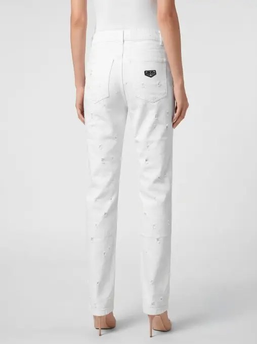 Джинсы хлопковые PHILIPP PLEIN