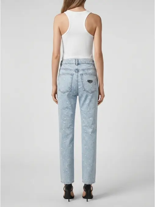 Джинсы хлопковые PHILIPP PLEIN