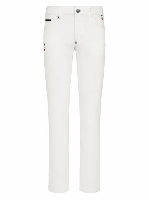 Джинсы хлопковые PHILIPP PLEIN
