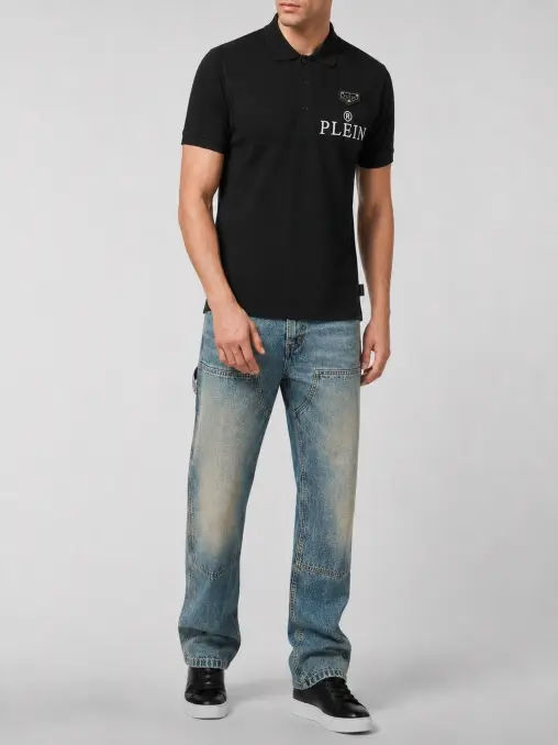 Поло хлопковое PHILIPP PLEIN