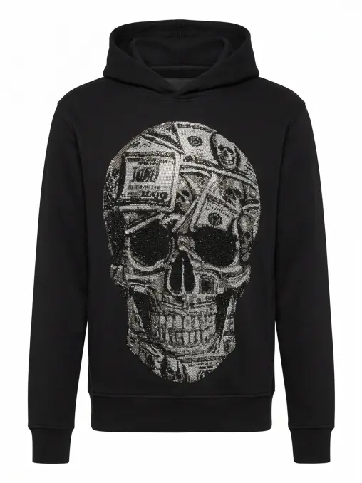 Худи хлопковое PHILIPP PLEIN