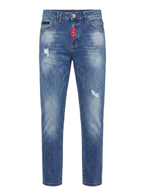 Джинсы хлопковые PHILIPP PLEIN
