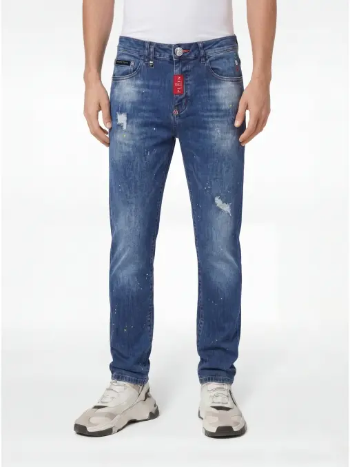 Джинсы хлопковые PHILIPP PLEIN