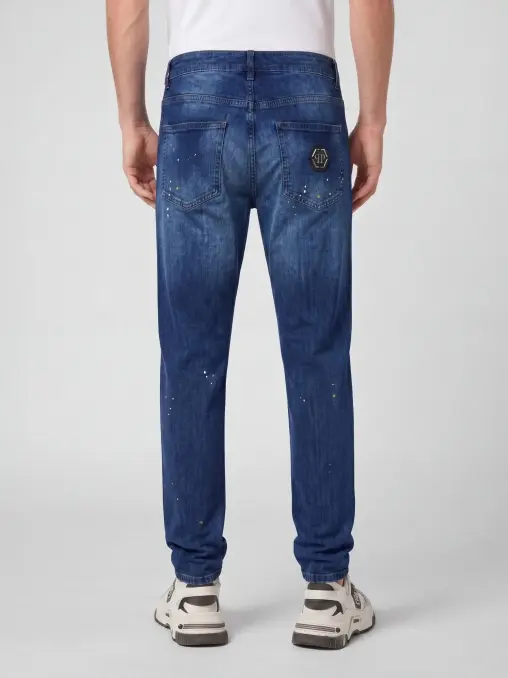 Джинсы хлопковые PHILIPP PLEIN