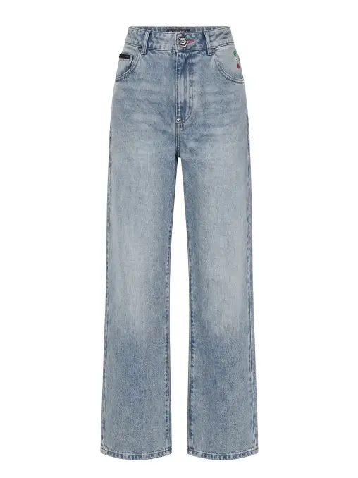 Джинсы хлопковые PHILIPP PLEIN