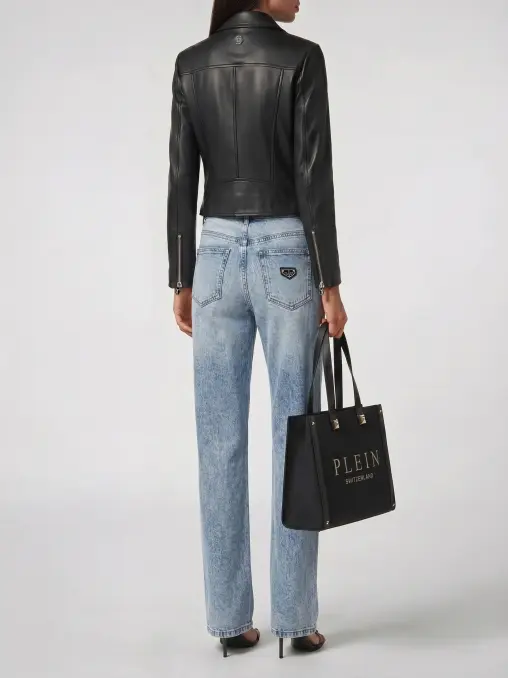 Джинсы хлопковые PHILIPP PLEIN