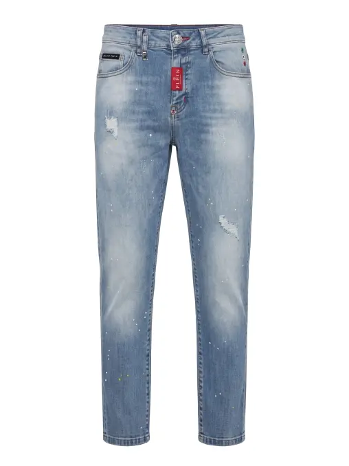 Джинсы хлопковые PHILIPP PLEIN