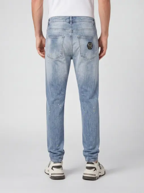 Джинсы хлопковые PHILIPP PLEIN