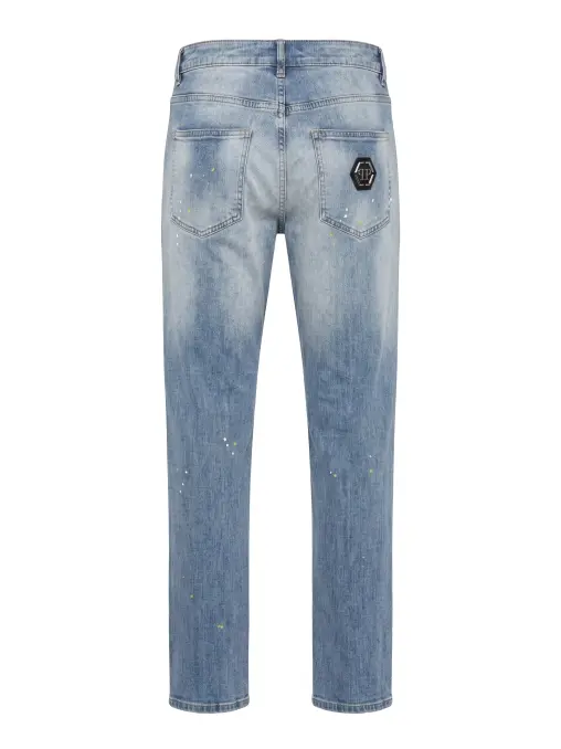 Джинсы хлопковые PHILIPP PLEIN
