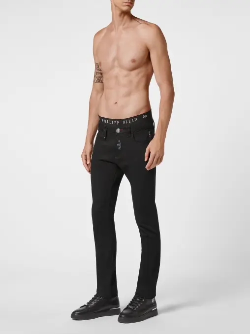 Джинсы хлопковые PHILIPP PLEIN