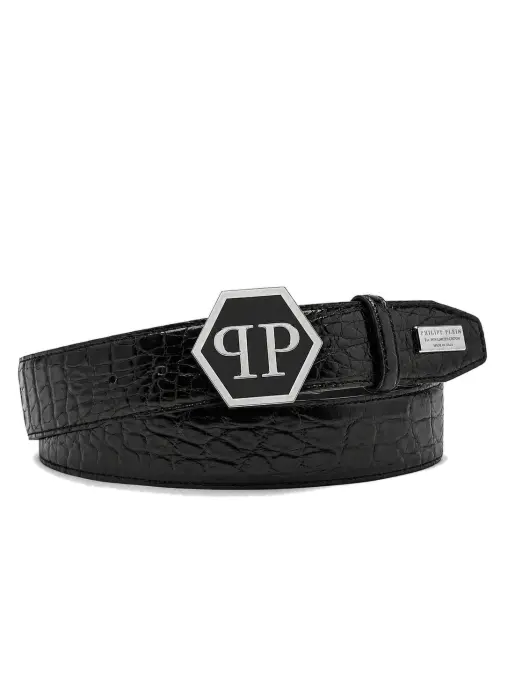 Ремень кожаный PHILIPP PLEIN