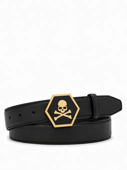 Ремень кожаный PHILIPP PLEIN