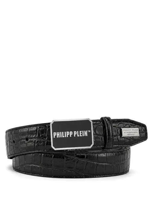 Ремень кожаный PHILIPP PLEIN