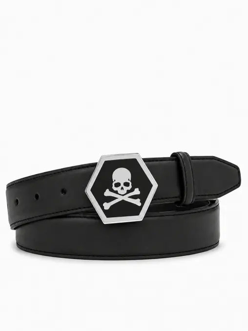 Ремень кожаный PHILIPP PLEIN