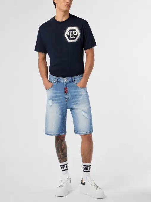 Шорты джинсовые PHILIPP PLEIN