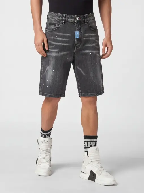 Шорты джинсовые PHILIPP PLEIN