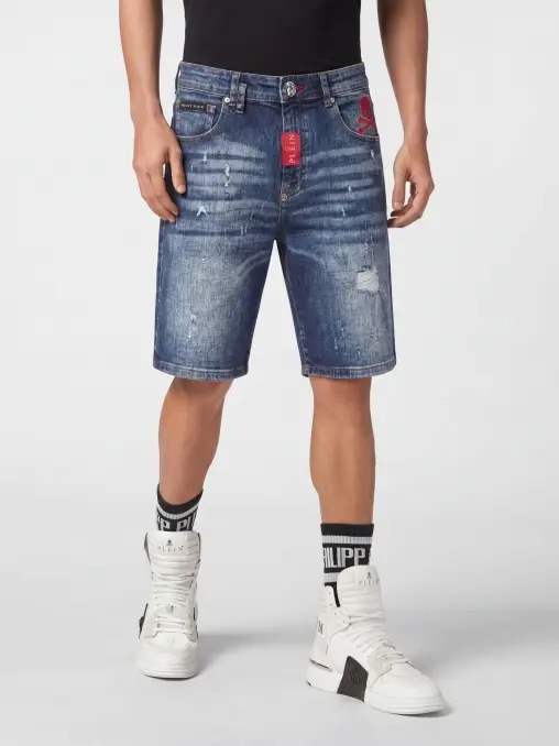 Шорты джинсовые PHILIPP PLEIN