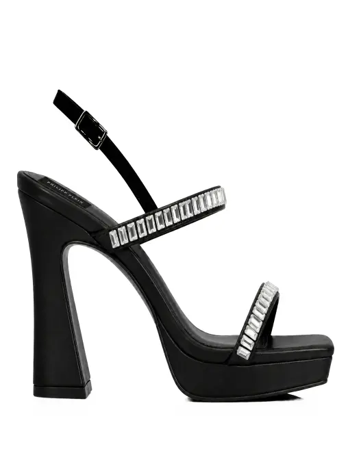 Босоножки кожаные PHILIPP PLEIN