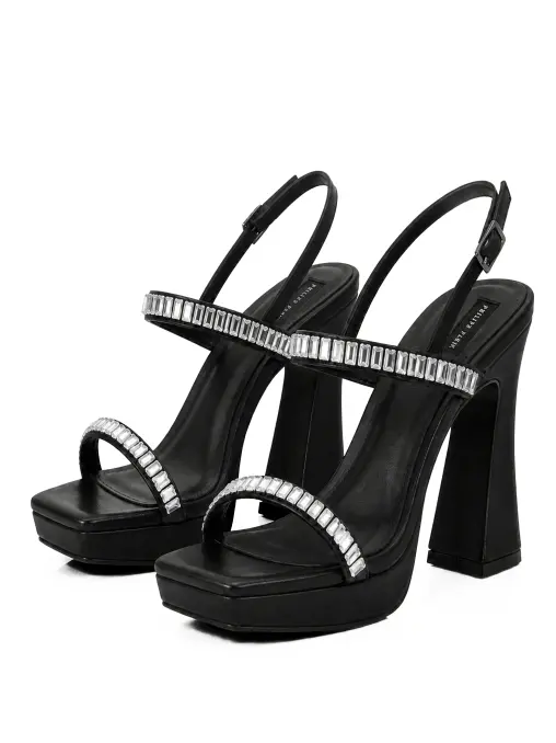 Босоножки кожаные PHILIPP PLEIN