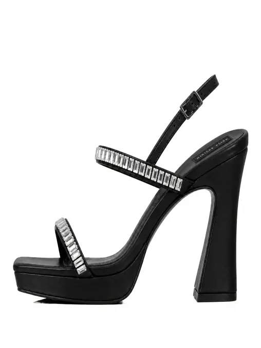Босоножки кожаные PHILIPP PLEIN
