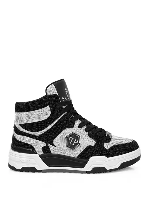 Кеды со стразами PHILIPP PLEIN