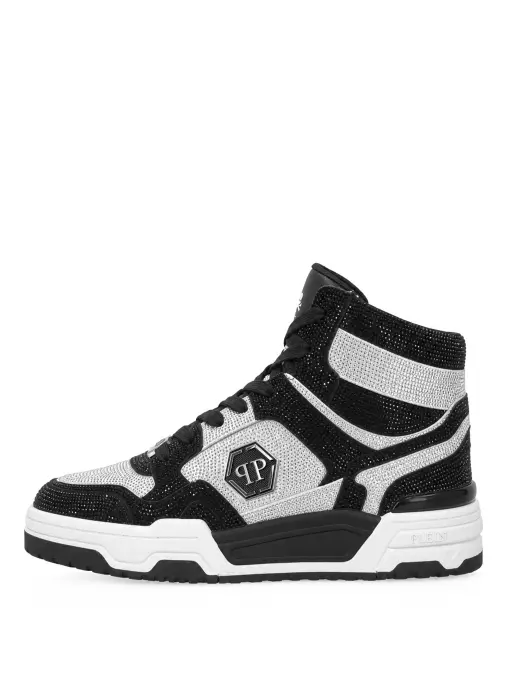 Кеды со стразами PHILIPP PLEIN