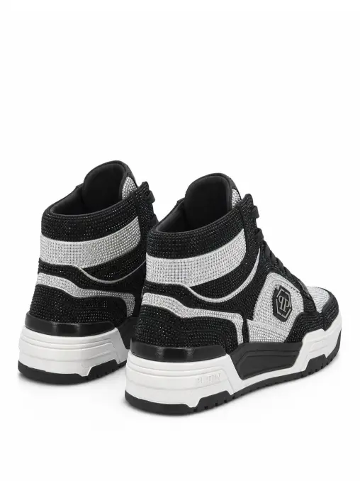 Кеды со стразами PHILIPP PLEIN