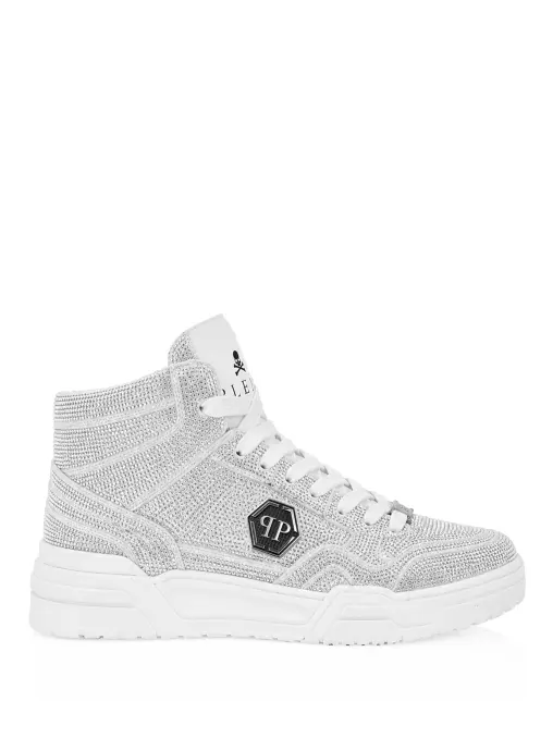 Кеды со стразами PHILIPP PLEIN