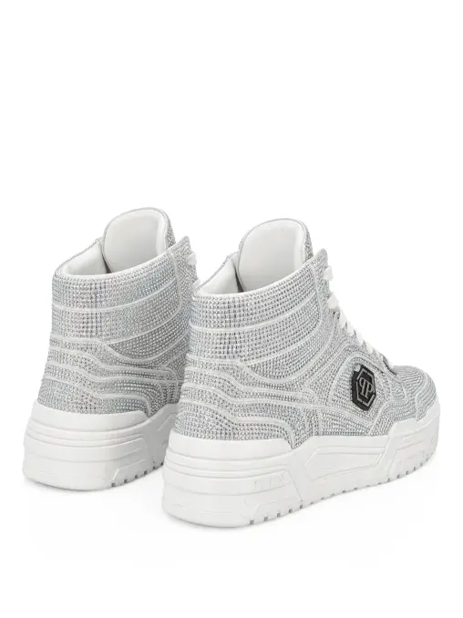 Кеды со стразами PHILIPP PLEIN