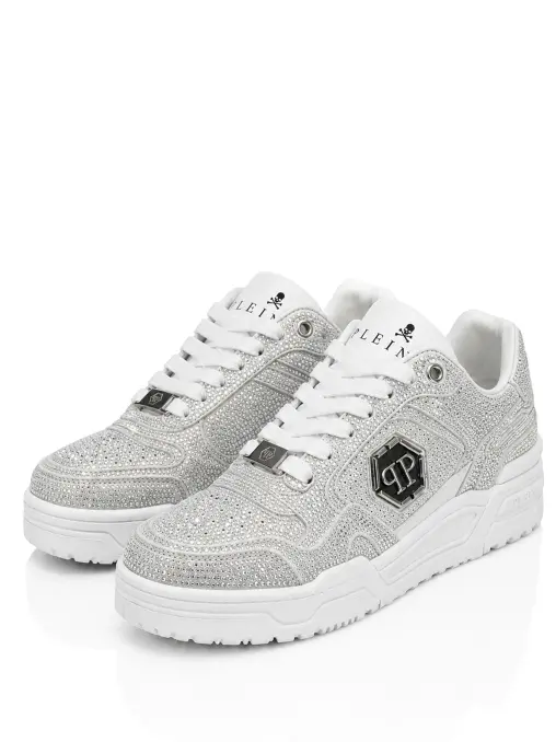 Кеды со стразами PHILIPP PLEIN