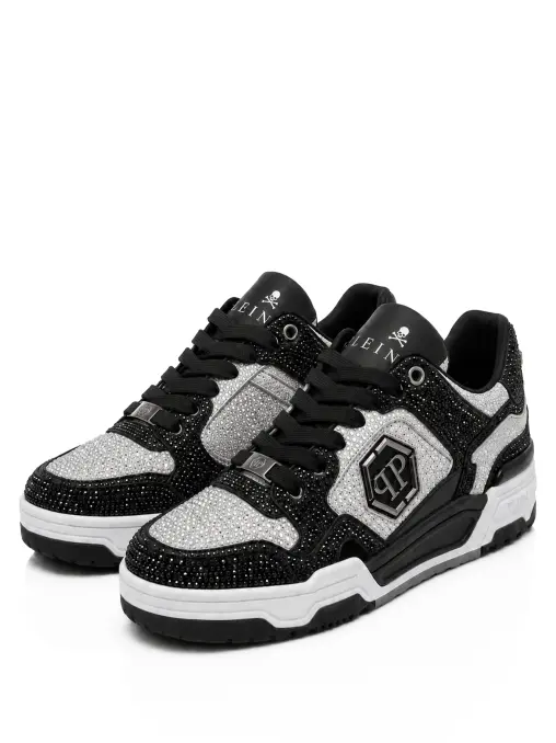 Кеды со стразами PHILIPP PLEIN