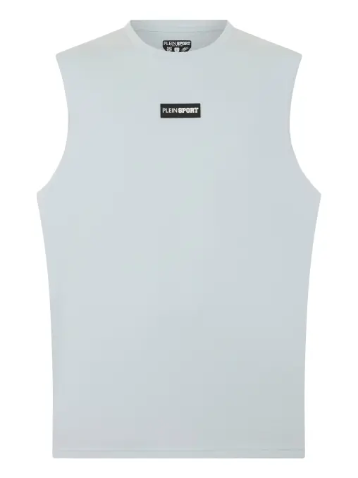 Футболка из вискозы и хлопка PLEIN SPORT