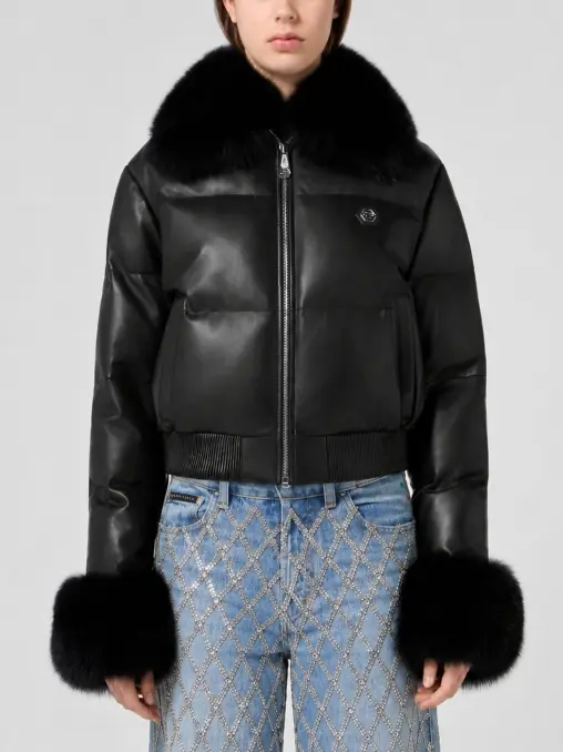 Куртка кожаная PHILIPP PLEIN