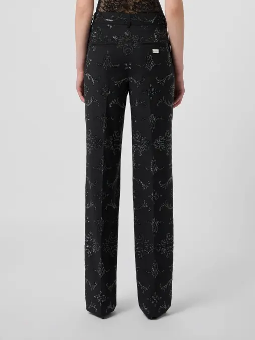 Брюки со стразами PHILIPP PLEIN