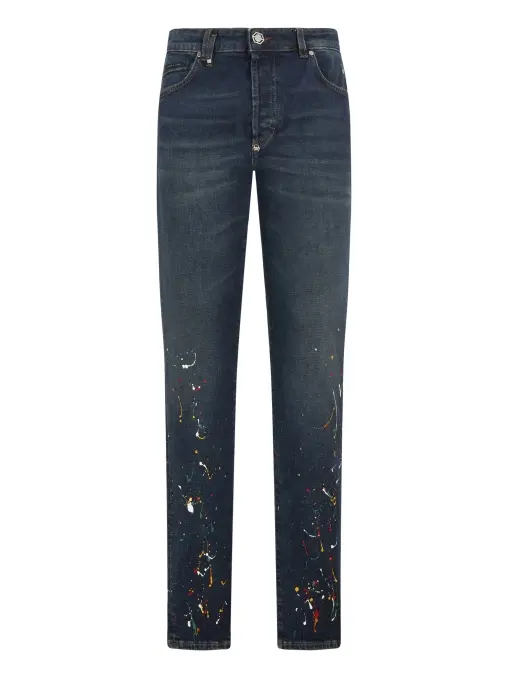 Джинсы хлопковые PHILIPP PLEIN