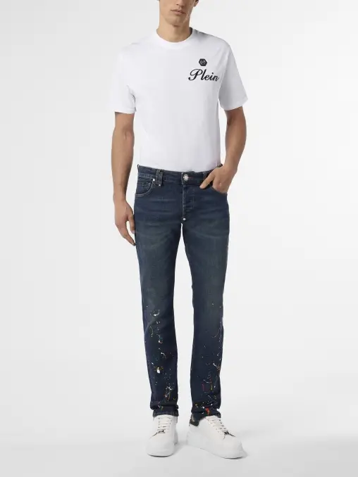 Джинсы хлопковые PHILIPP PLEIN