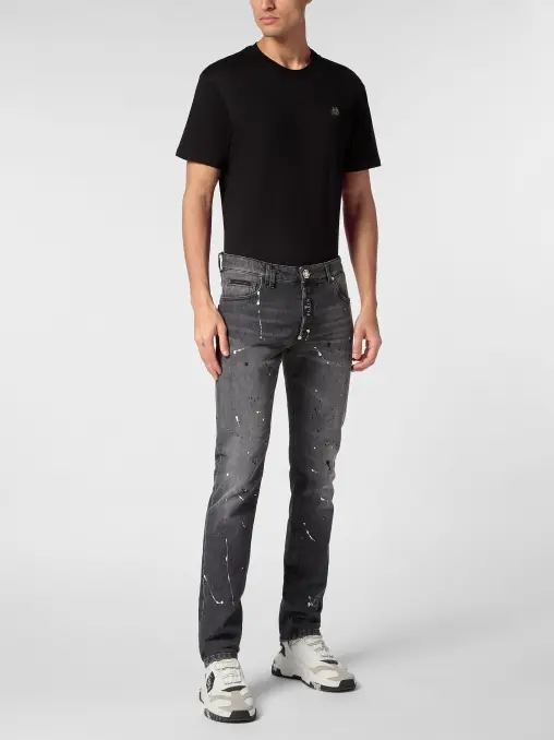 Джинсы хлопковые PHILIPP PLEIN