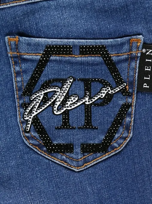 Джинсы хлопковые PHILIPP PLEIN