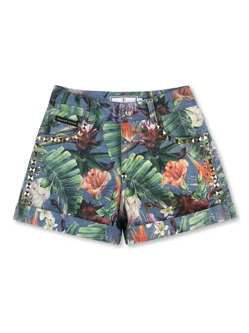 Шорты хлопковые PHILIPP PLEIN