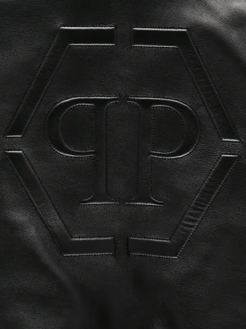 Бомбер кожаный PHILIPP PLEIN