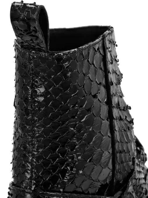 Ботинки из кожи питона PHILIPP PLEIN