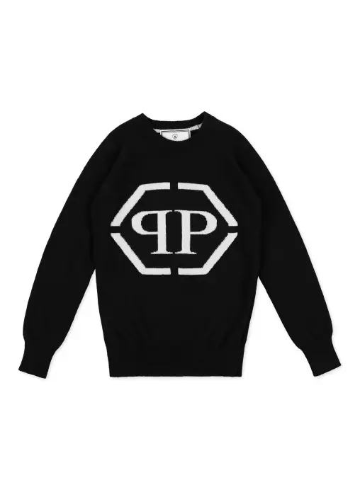 Джемпер из вискозы и шерсти PHILIPP PLEIN