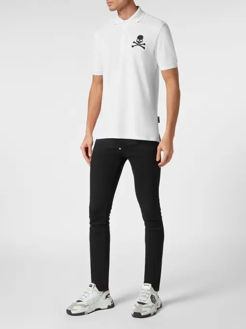Поло хлопковое PHILIPP PLEIN