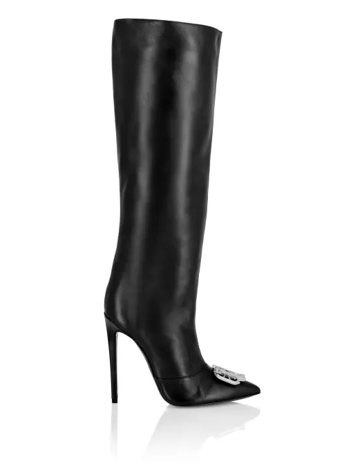 Сапоги кожаные PHILIPP PLEIN