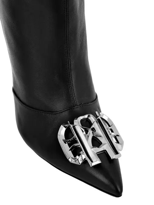 Сапоги кожаные PHILIPP PLEIN