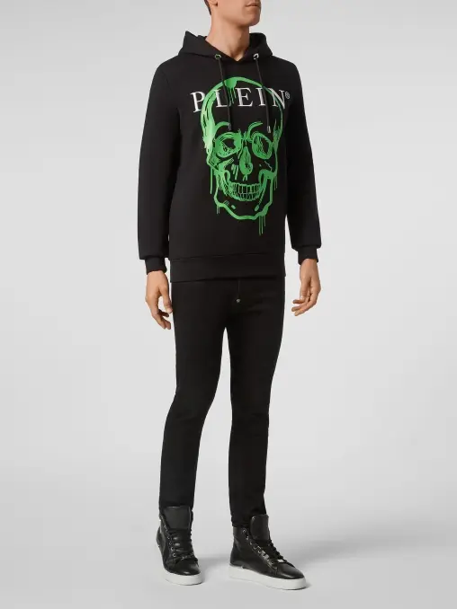 Худи хлопковое PHILIPP PLEIN
