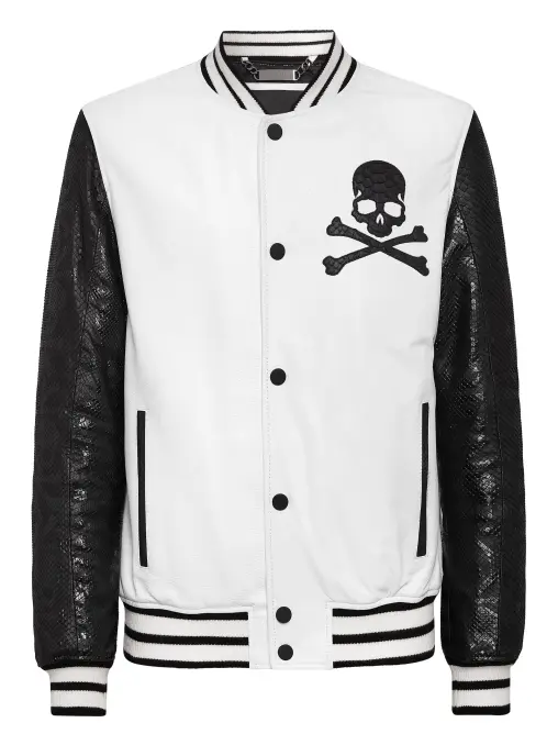 Бомбер кожаный PHILIPP PLEIN